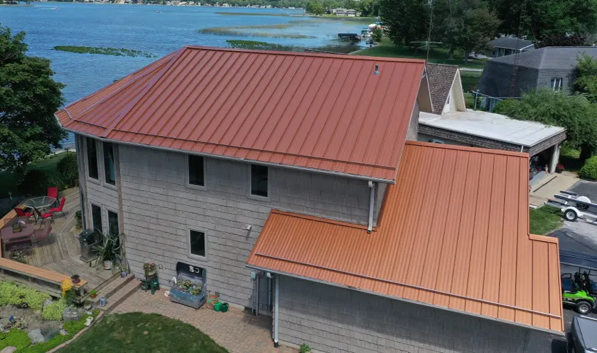 Commercial roof inspection documented in Coverdale
