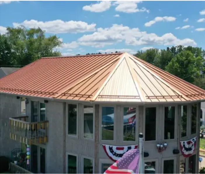 Commercial roof inspection documented in Coverdale
